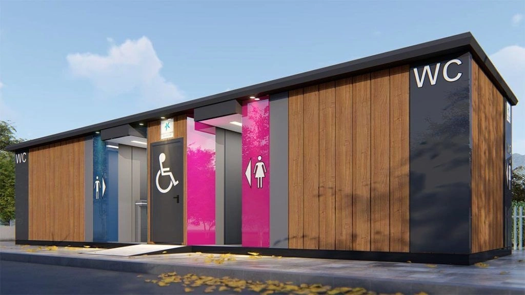 new toilet construction